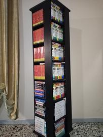 mobiletto porta vhs dvd cd + raccolte in VHS varie