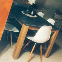 Tavolo rettangolare stile industriale 