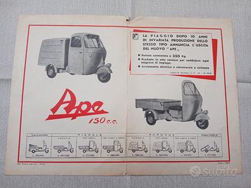 Pubblicità Ape Piaggio