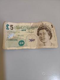 Banconota 5 sterline