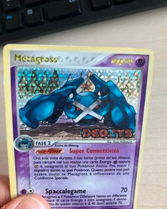 Carta Pokemon Metagross - Ex Deoxys Holofoil.