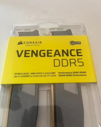 Corsair Vengeance DDR5 16GB 5200MHz – NUOVA