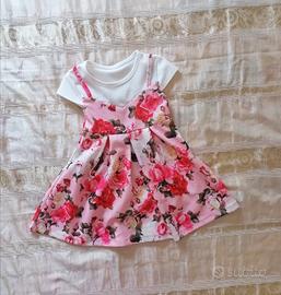 Vestito floreale bambina