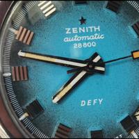 Lobster Zenith Defy A7682 anni 70 'Tiffany'Dial