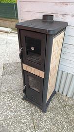 Stufa a Legna con Forno Nordica