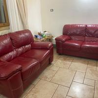 Coppia divani pelle