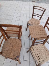 sedie in legno