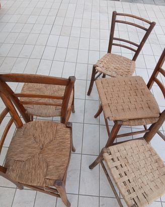 sedie in legno