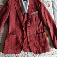 Blazer rosso uomo elegante 