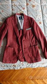 Blazer rosso uomo elegante 