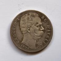 Lire 5 1879 Umberto I Re d’Italia