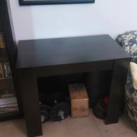 tavolo console allungabile nero