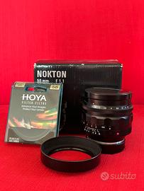 Voigtlander 50mm f/1.1 Nokton per Leica M-mount