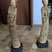 Statue cinesi anni 70 - 65 cm