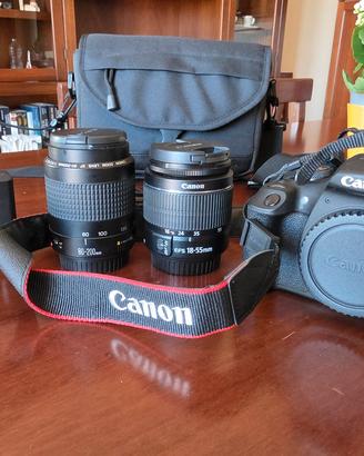 Kit Canon EOS 2000D + 2 Obiettivi +borsa