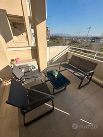 Set  relax da esterno color antracite