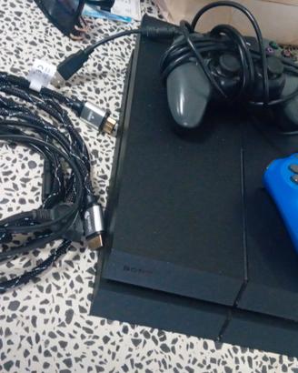 psx4 con 15 giochi due joy pad e cablaggio