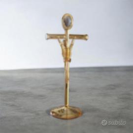 Crocifisso in vetro di murano