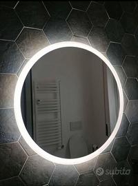 Specchio tondo a led Delhi Alasta 75cm