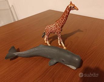 Capodoglio e giraffa Schleich