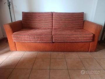 Divano sfoderabile in tessuto 206 x 82 cm