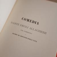 Divina commedia  di Dante Alighieri in tre volumi