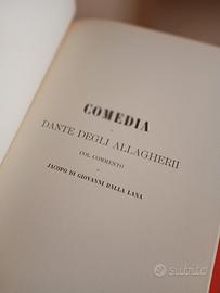Divina commedia  di Dante Alighieri in tre volumi