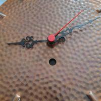 orologio funzionante  rame martellato vintage 28 c