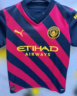 maglia da calcio puma Manchester city tg 9/10 anni