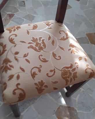 sedia da scrivania in legno