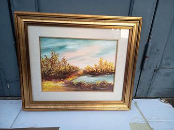 Acquerello originale V.Adragna – “Paesaggio"