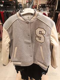 giubbotto stile college bimba 