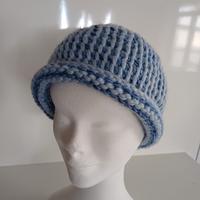 cappello da donna fatto a mano lana seta 