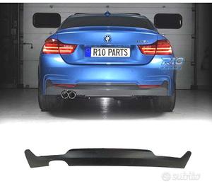 DIFFUSORE BMW F32 F33 F36 LOOK M DOPPIA USCITA