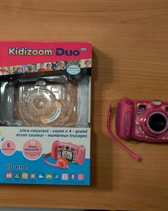 VTech Kidizoom Duo 5.0 rosa – fotocamera bambini