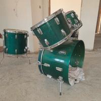 Batteria TAMA Superstar Vintage (Anni '80) + Rulla