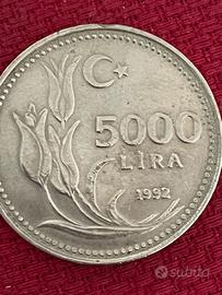 Moneta turca 1992