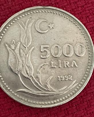 Moneta turca 1992