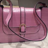 Borsetta nera donna Pink Rosa Cocco 26x20x8 cm