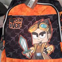 zaino scuola elemntare piu astuccio 3 zip 