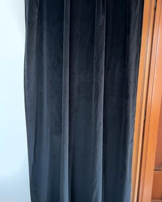 Tende nere con anelli 140x210 + bastoni e attacchi