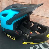 Casco MTB Downhill GIRO nuovo mentoniera removibil