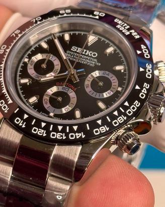 Seikomod Daytona black