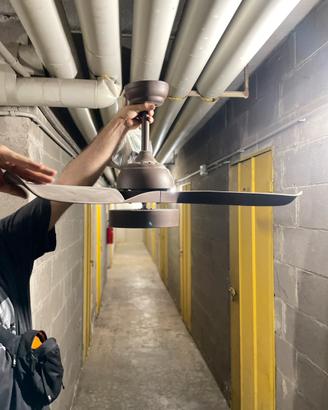Ventilatore da soffitto con luce