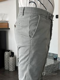 Pantaloni uomo chino Lirecento grigio 46