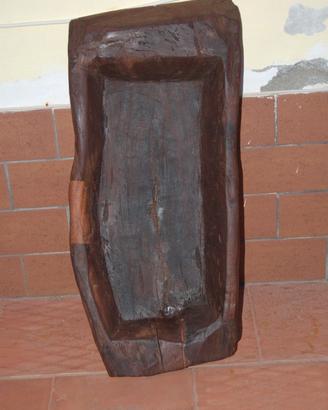 Mangiatoia Trogolo Antico in Legno