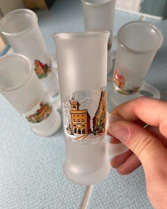 Set bicchieri da liquore San Marino