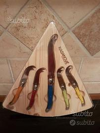 Coltelli formaggio, ceppo utensili formaggio