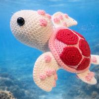 Tartaruga amigurumi fatta a mano 🧶