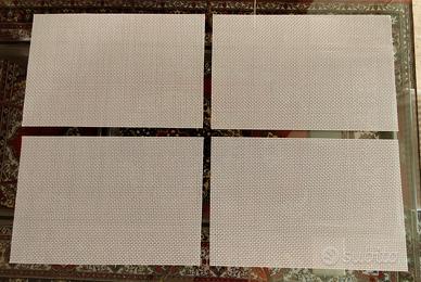 Tovagliette all'americana Set 4 pezzi Color Panna